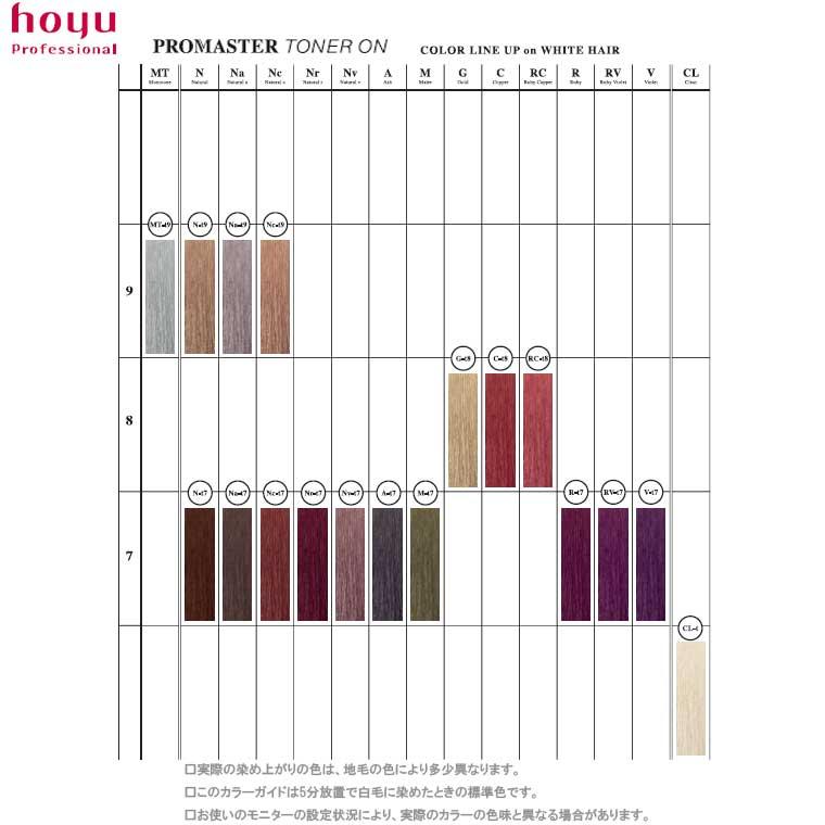 ホーユー プロマスター トナーオン N ナチュラル 第1剤 / 80g 【 ヘアカラー アルカリ性カラー おしゃれ染め 】 | hoyu | 03