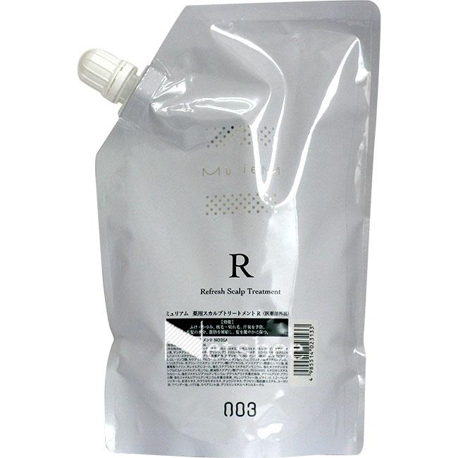 ナンバースリー ミュリアム クリスタル 薬用 スカルプ トリートメント R (リフレッシュ) / 500gリフィル 【 トリートメント 育毛、養毛 】 | ブランド登録なし