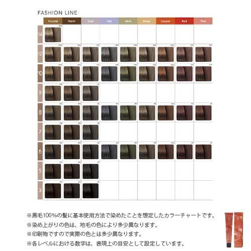 ナンバースリー カラーコンシャス ファッションライン 第1剤 クール / 80g 【 ヘアカラー アルカリ性カラー おしゃれ染め 】 | ブランド登録なし | 09