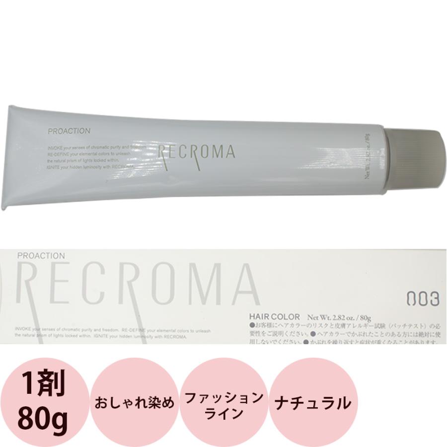 ナンバースリー プロアクション リクロマ 第1剤 ファッションライン ナチュラル / 80g 【 ヘアカラー アルカリ性カラー おしゃれ染め 】 | ブランド登録なし