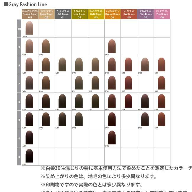 ナンバースリー プロアクション リクロマG グレイファッションライン 第1剤 ゴールドブラウン / 80g 【 ヘアカラー アルカリ性カラー 白髪染め 】 | ブランド登録なし | 04