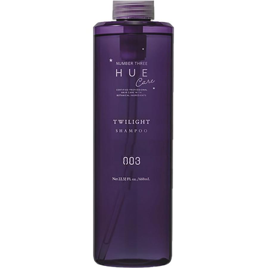 ナンバースリー ヒュウ ナイトケア トワイライトシャンプー 660mL ヘアケア 髪 アロマ 睡眠 リラックス 美容 サロン専売品 no3 | HUE