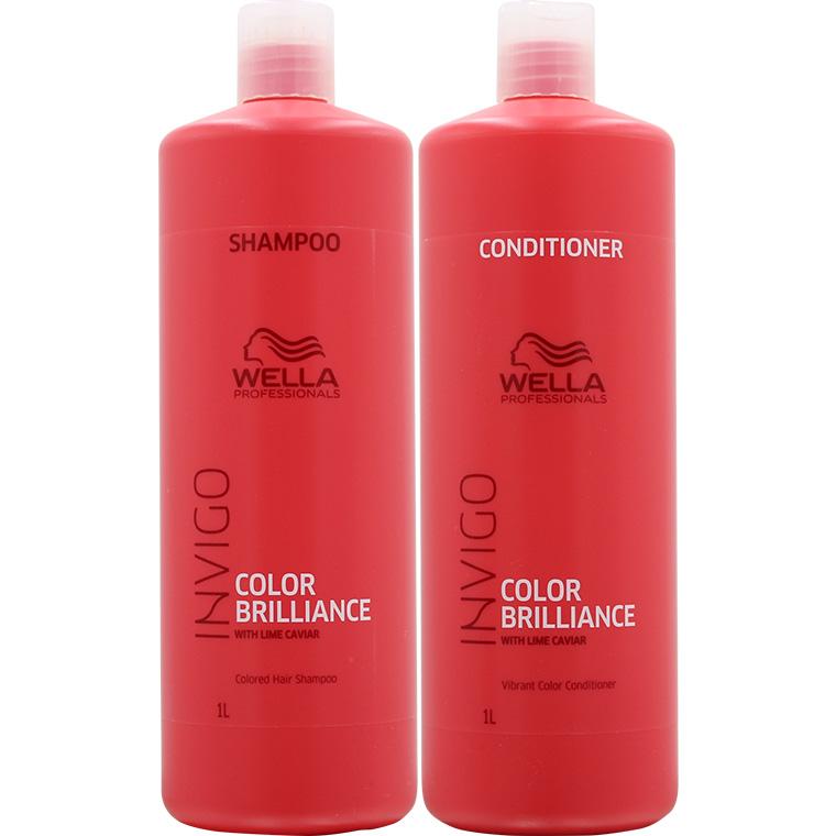 ウエラ インヴィゴ カラーブリリアンス シャンプー＆コンディショナー ボトル セット / 1000mL+1000mL | ウエラ