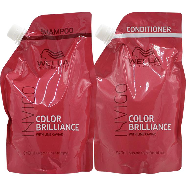 ウエラ インヴィゴ カラーブリリアンス シャンプー＆コンディショナー 詰替え セット / 940mLリフィル+940mLリフィル | ウエラ