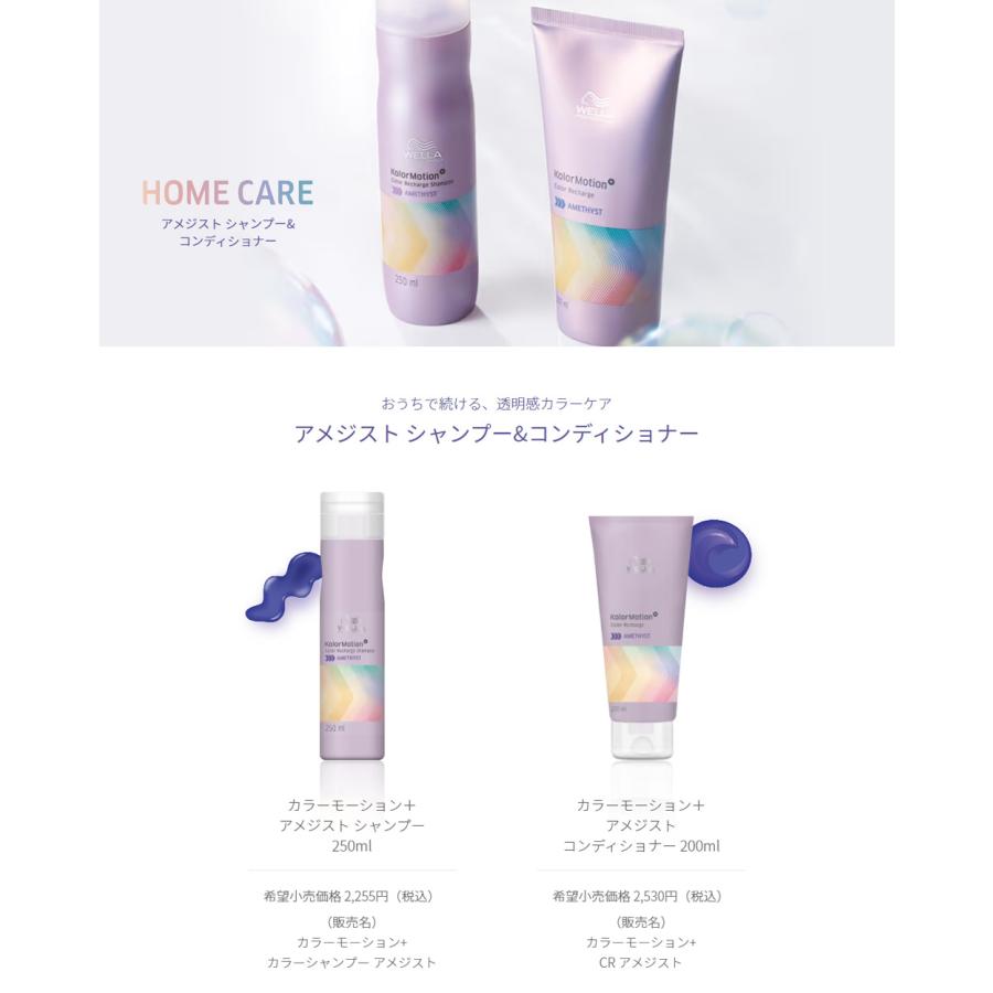 ウエラ カラーモーション＋ アメジスト カラーシャンプー＆カラーリチャージ セット / 250mL+200mL（3616302076758/3616302076765） | ウエラ | 01