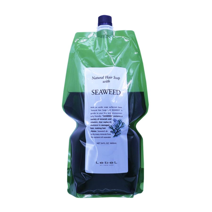 ルベル ナチュラルヘア ソープ ウィズ SW（シーウィード） 1600mLリフィル | LebeL