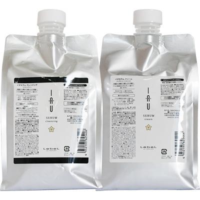 ルベル イオ セラム クレンジング＆クリーム 詰め替えセット / 1000mLリフィル+1000mLリフィル | IAU（ルベル）