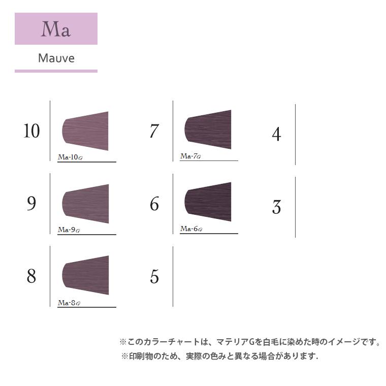 ルベル マテリア G テクスチャーシェード Ma モーブ 第1剤 / 120g 【 ヘアカラー アルカリ性カラー 】 | LebeL | 06