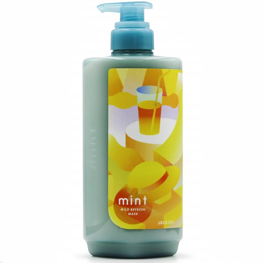 アリミノ ミント マスク マイルドリフレッシュ 550g 2026 トリートメント スカルプ ケア 速乾 ドライヤー時短 サラサラ 毛穴 クレイ 泥 夏 ARIMINO mint | ミント（アリミノ）