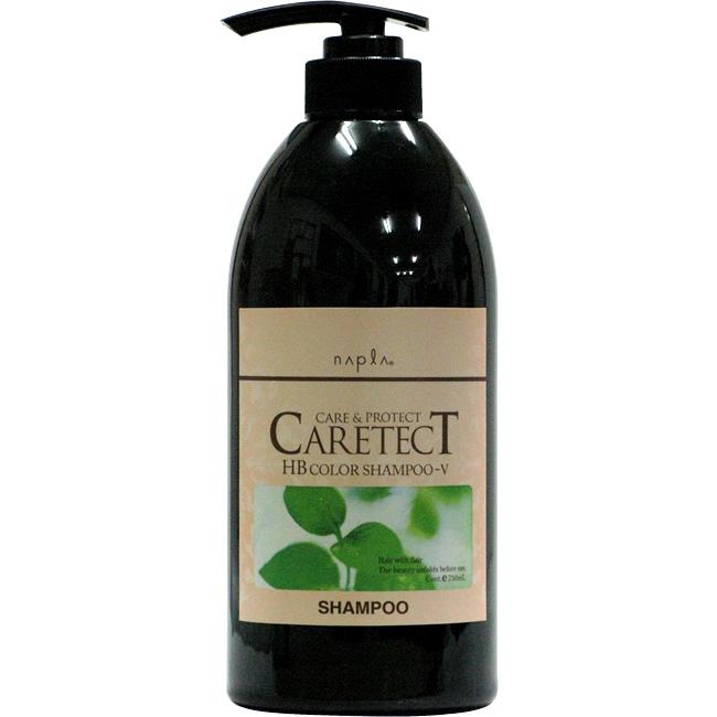 ナプラ ケアテクト HBカラー シャンプー V ハリ・コシタイプ /750mL 【 シャンプー ハリ・コシ・ボリューム 】 | CARETECT HB