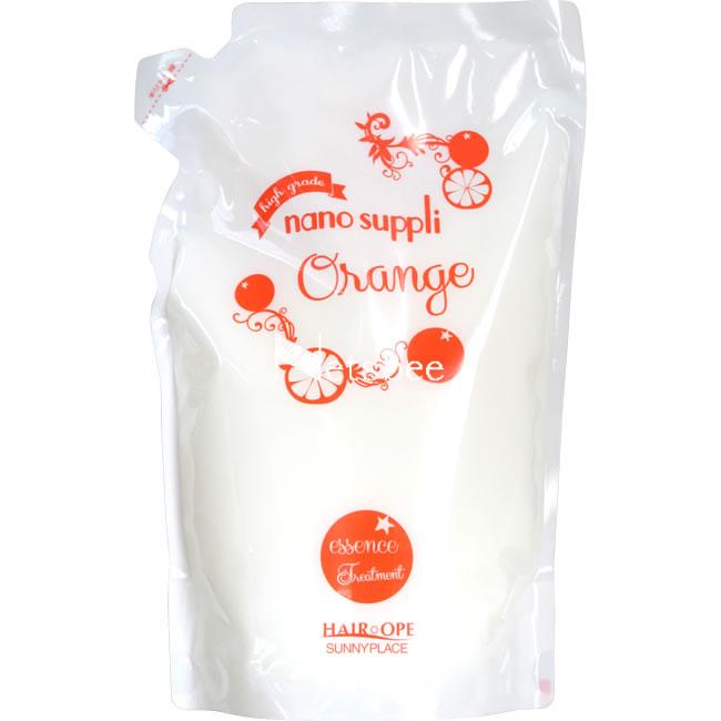 サニープレイス ナノサプリ エッセンスコンデ トリートメント オレンジ / 800mLリフィル 【 トリートメント さらさら 】 | SUNNY PLACE