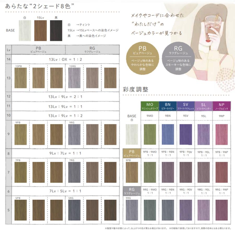 リアル化学 メイリー クロス ベージュ (RG ラフグレージュ） 第1剤 90g ヘアカラー カラー剤 サロン専売品 業務用 アルカリ性カラー おしゃれ染め | MEiRY | 05