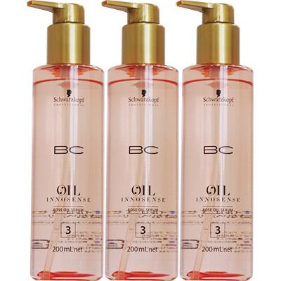 送料無料 3本セット シュワルツコフ BCオイル ローズ セラム 200mL×3本 洗い流さない ヘアトリートメント 髪 フレグランス オイル おすすめ ヘアオイル 人気 | BCオイル イノセンス