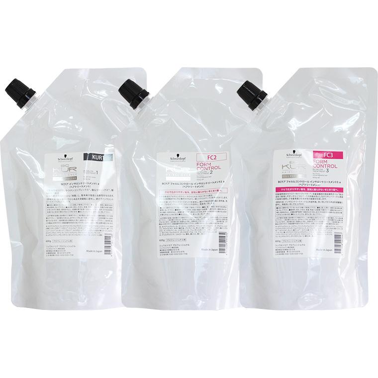シュワルツコフ BCクア フォルムコントロール インサロントリートメント 3点セット / 600gリフィル+600gリフィル+600gリフィル | Schwarzkopf PROFESSIONAL