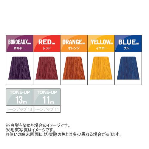 カラー剤　セット　171本 キャラデコ　プロセンス　ミュゼリア caradeco ナカノ キャラデコ ミュゼリア【レッド】80g カラー剤