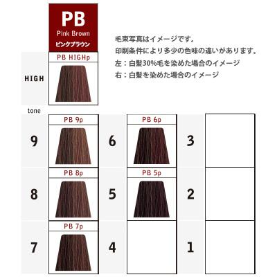 ナカノ キャラデコ パブェ ベーシックゾーン PB ピンクブラウン 第1剤 / 80g | caradeco | 07