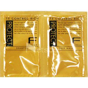 フィヨーレ Fプロテクト リッチ サンプル シャンプー＆ヘアマスク 8mL+8g アミノ酸 しっとり サロン専売品 トラベル 使い切り 旅行 サンプル メール便 対応 | FIOLE