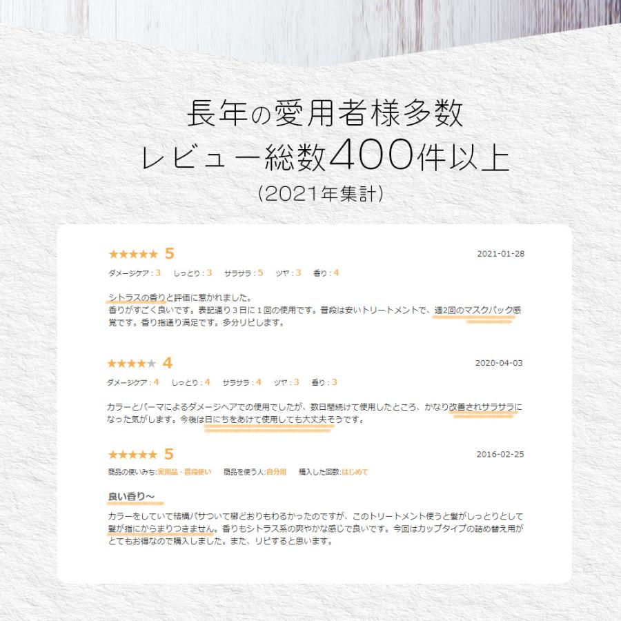 ビューティシモ シトラマスク トリートメント / 500gリフィル（4540688950496） | ブランド登録なし | 08