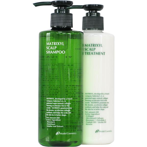 香栄化学 マトリキシル シャンプー＆トリートメント セット /300mL+300g【Model Cosmetics MATRIXYL】 | 香栄化学