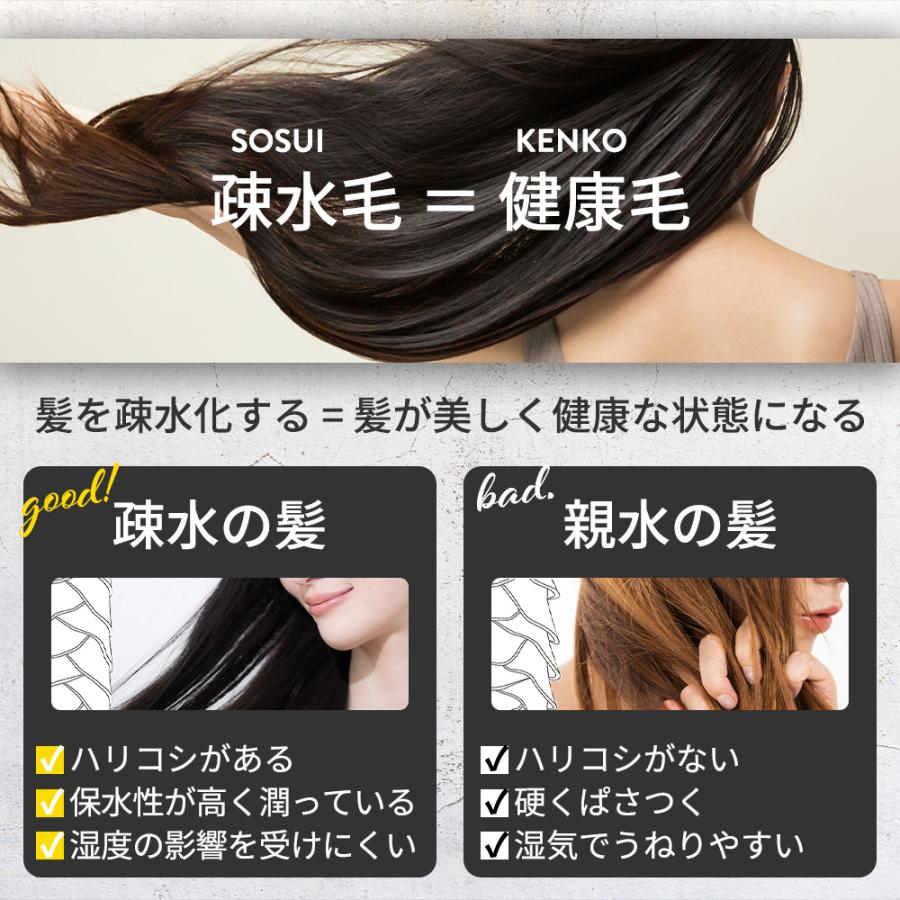 【正規販売店】 SOSUI ソスイ シャンプー＆トリートメント セット / 300mL+300g ダメージケア 疎水 健康毛 ハリコシ 保湿 毛髪補修 CMC 美容室専売品 美容師 |  | 03