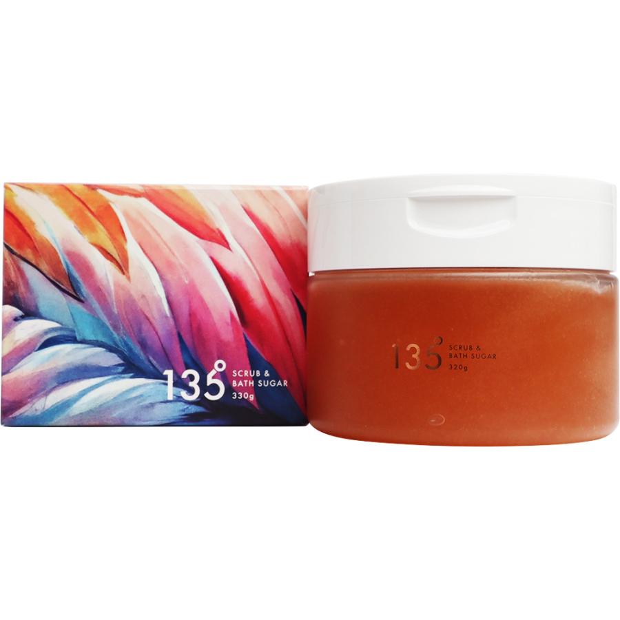 135°（イチサンゴーマル） スクラブ＆バスシュガー 330g ボディケア 保湿 ボディスクラブ シュガー 角質 ヒップケア マッサージ ギフト プレゼント ] | ブランド登録なし