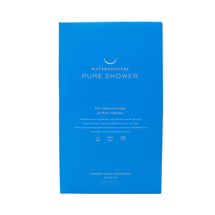 ウォータークチュール ピュアシャワー 軟水カートリッジ WWC201 10個入り / 1セット 美肌 美髪 塩素除去 カートリッジ 交換 Cleansui | クリンスイ | 01