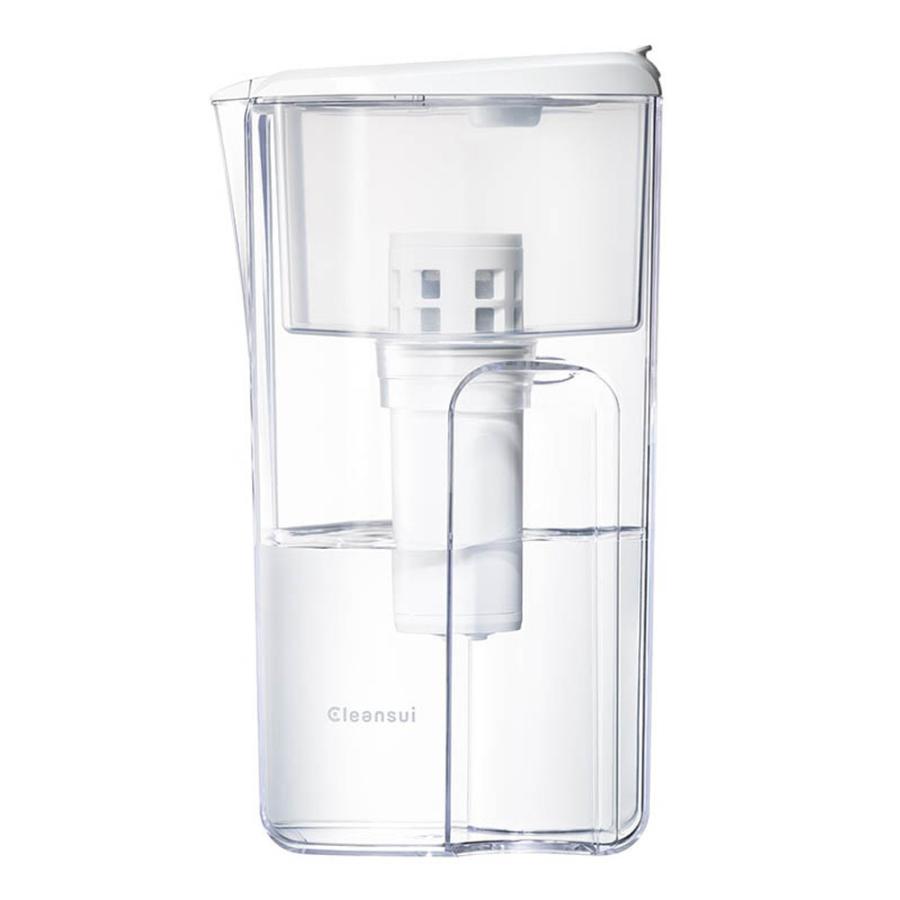 クリンスイ ポット型 浄水器 中容量サイズ CP405-WT 1.4L 水道水 塩素除去 カートリッジ式 家庭用 PFOS PFOA 有機フッ素化合物 除去 Cleansui | クリンスイ