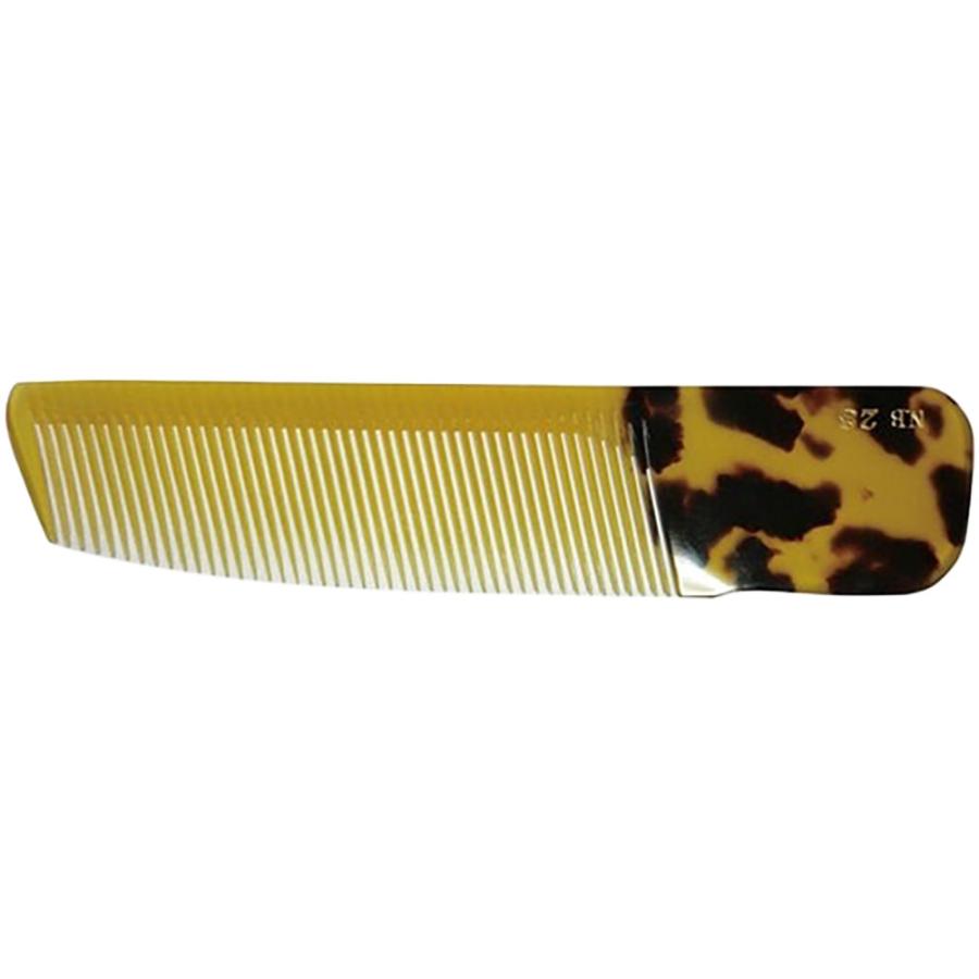 栄進産業 NB ニュー鼈甲コーム 28 電バリ角度手付 べっ甲 べっこう 櫛 クシ 美容師 プロ用 サロン業務用 メール便 対応 | ブランド登録なし