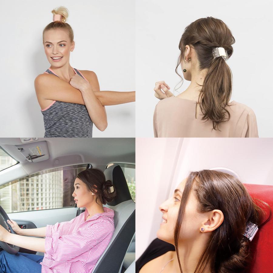 Linziclip リンジークリップ 全8色 ヘアクリップ バンスクリップ ホールド 髪 シンプル 跡がつきにくい ずれにくい ランニング ヨガ | アントレックス | 20