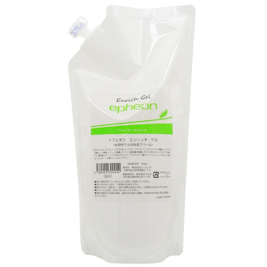 イフェオン エンリッチゲル 700gリフィル 詰め替え 付け替え用 オールインワンジェル 保湿 ゲル スキンケア ボディケア 化粧品 epheon 送料無料 | epheon