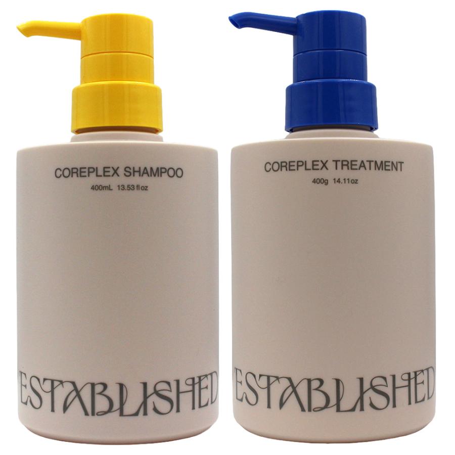 エスタブリッシュ コアプレックス シャンプー ＆ トリートメント 400mL+400g ダメージ補修 軽やかさ まとまり ESTABLISHED | 