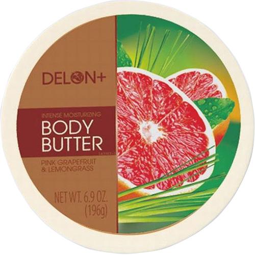 （欠品中・入荷日未定）デロン ボディーバター ピンクグレープフルーツ＆レモングラス / 196g（200mL） | DELON