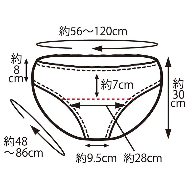 ダブルラップ ペーパーショーツ （5L） 50枚 使い捨て 紙パンツ 下着 女性 男性 大きいサイズ エステ 介護 災害 業務用 | ブランド登録なし | 05