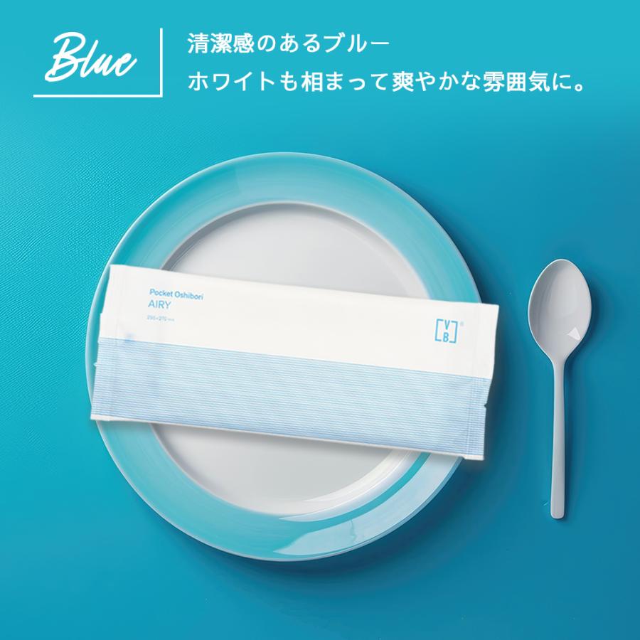 個包装 紙おしぼり 100本セット エアリー FSX AIRY BLUE/GRAY VB 使い捨ておしぼり 無香料 ノンアルコール 厚手 大判 平型 不織布 ブイビー 業務用 | ブランド登録なし | 07