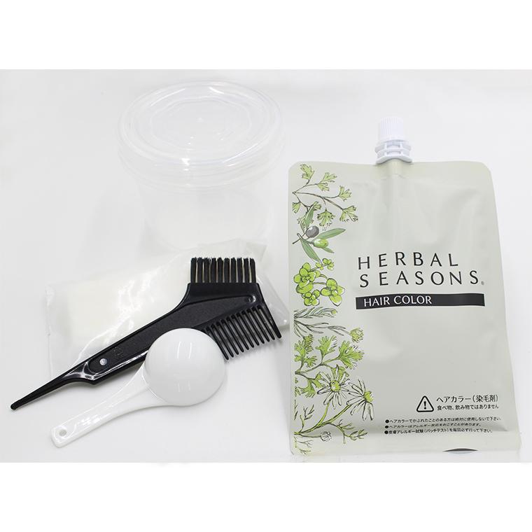 ハーバルシーズンズ 水溶き ハーブ ヘアカラー 1個組セット 80g 医薬部