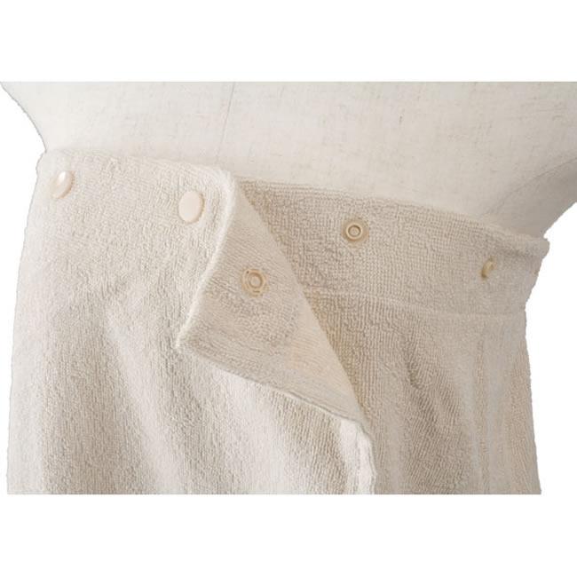 高級パイル地 エステガウン 前開きタイプ （ベージュ） サイズフリー | ブランド登録なし | 01