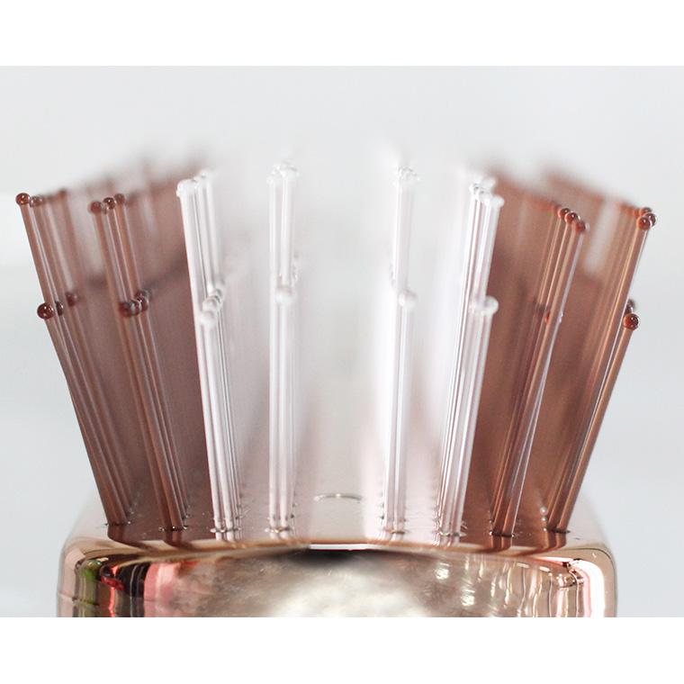 エスハートエス スカルプブラシ ワールドモデル ＜ロング＞ ピンクゴールド シャンプー ブラシ トリートメント ブロー 美容師 おすすめ 送料無料 正規品 |  | 03