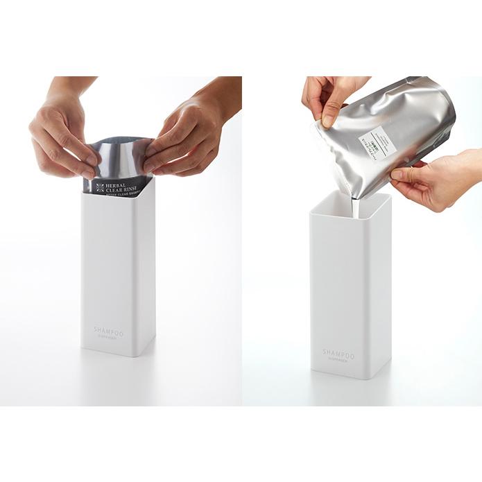 マグネット ツーウェイ ディスペンサー タワー tower シャンプー・コンディショナー・ボディソープ ポンプボトル 空容器 | tower | 06