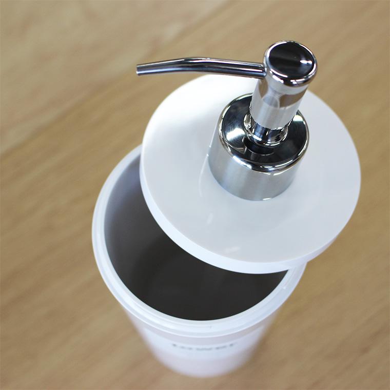 ツーウェイ ディスペンサー タワー ラウンド tower シャンプー・コンディショナー・ボディソープ ポンプボトル 空容器 | tower | 17