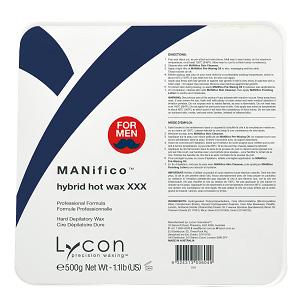 大容量 メンズ 脱毛 vio ワックス ライコン Lycon MANifico ハイブリッド マニフィコ ハードワックス 500g ムダ 毛 処理 ブラジリアン 脱毛 おすすめ 男性用 | ブランド登録なし
