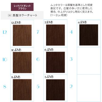 MUCOTA（ムコタ） ヘアカラー 第1剤 ブラウンシェード RVB レッド