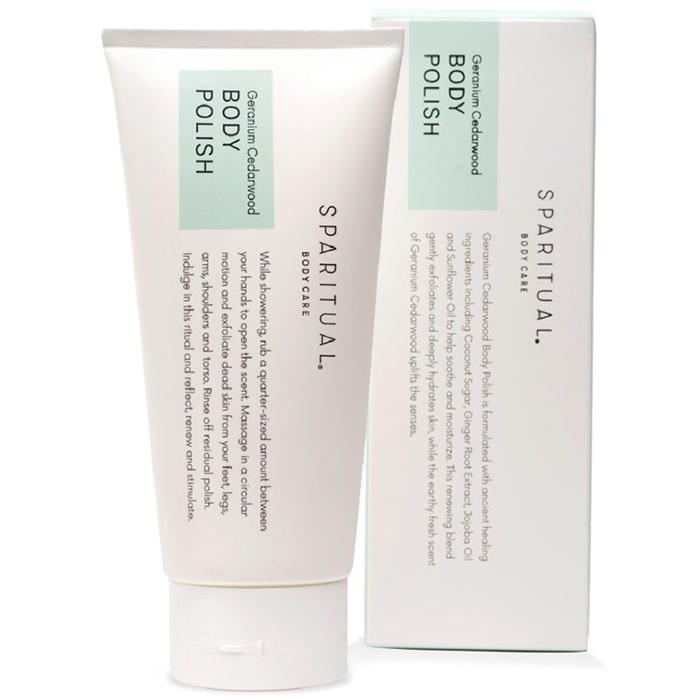 SPARITUAL スパリチュアル ゼラニウムシダーウッド ボディポリッシュ / 177mL | 滝川