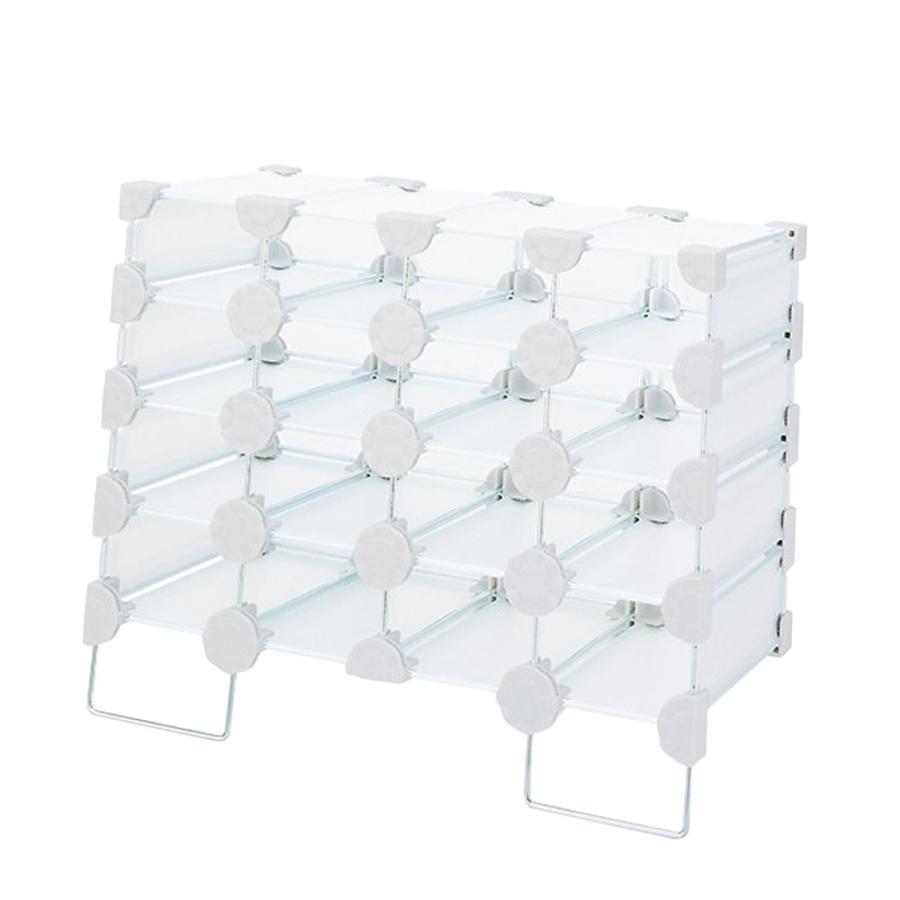 西村製作所 ヘアカラーラック CH-16 クリアホワイト サロン業務用 サロンツール 美容院 理容室 | ブランド登録なし