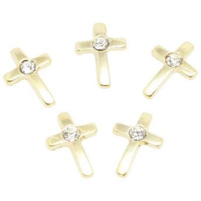 エムプティ タイニークロス ゴールド×クリスタル A140 （メール便 対応） | ブランド登録なし