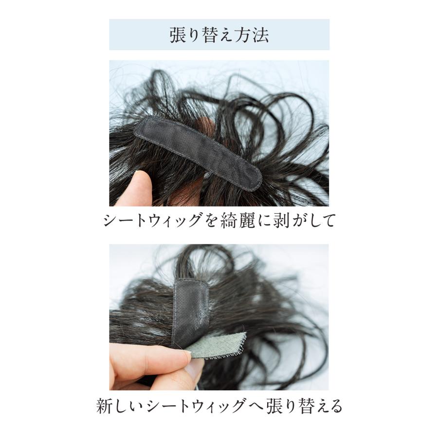 ピタッチ シートウィッグ 交換用シート 4枚入り 16mm x 40mm | ブランド登録なし | 03