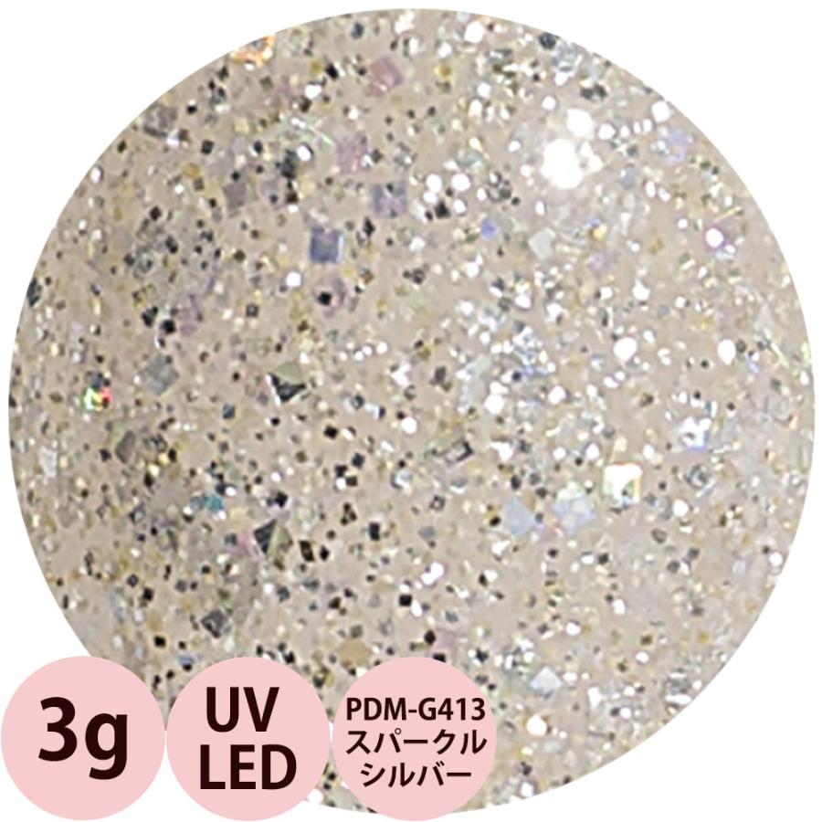 PREGEL プリジェル プリムドール ミューズ カラージェル PDM-G413 スパークルシルバー / 3g （定形外 対応） | ブランド登録なし