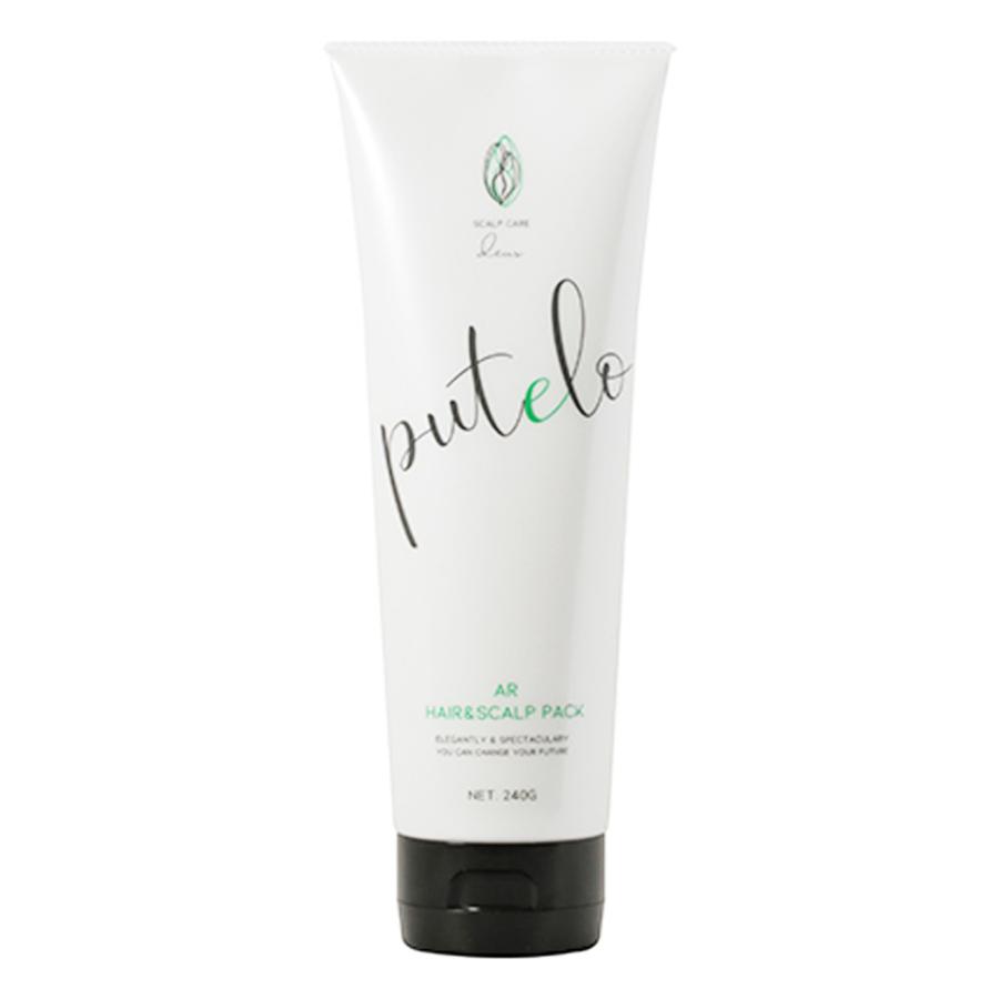 プテロ AR ヘア＆スカルプパック 240g トリートメント  毛髪 頭皮用 ヒアルロン酸 保湿 ふんわり 乾燥 スキャルプ サロン専売品 putelo | putelo