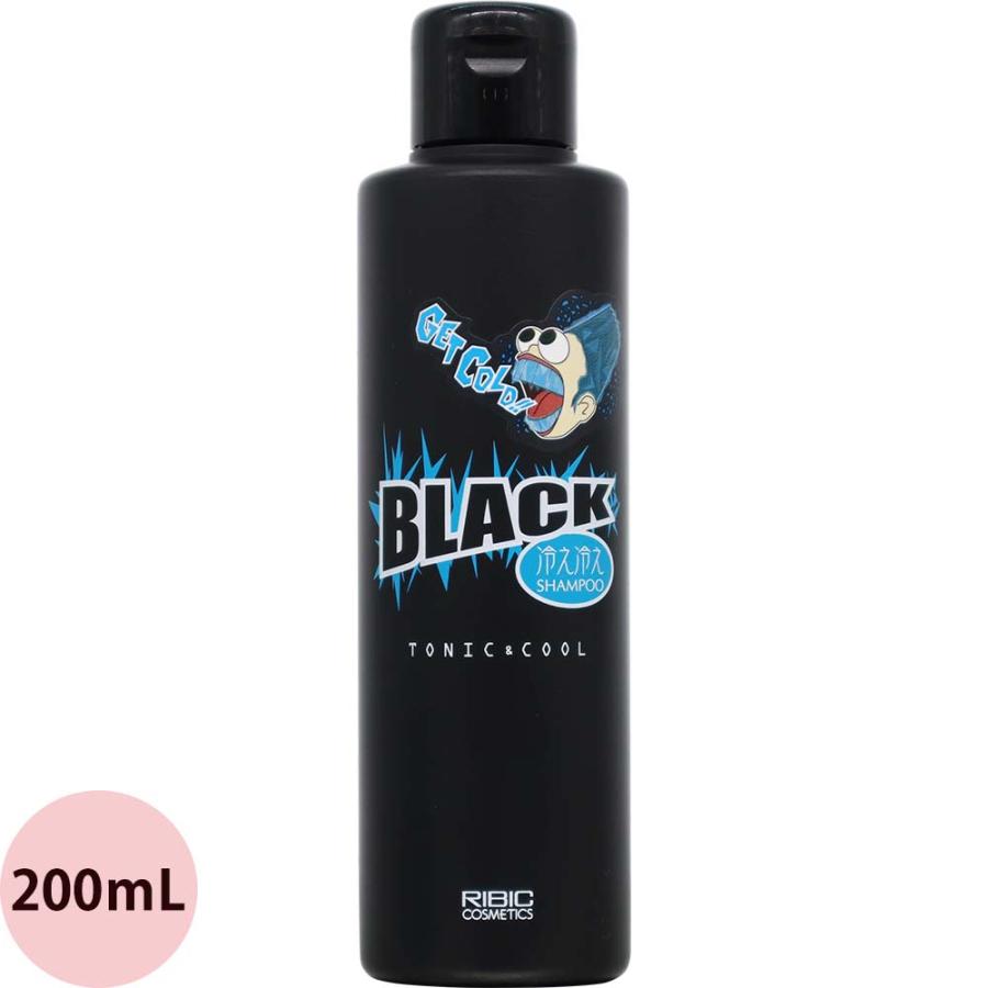 （廃盤・リニューアル予定）爽快 シャンプー クール リビック エレガン トニックシャンプー ブラック 200mL メンズ 夏 シャンプー 暑さ対策 日本ケミコス RIBIC | ブランド登録なし