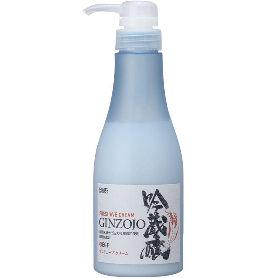 吟蔵醸 プレシェーブ クリーム KF 360mL シェービング 剛毛 軟化 肌 保湿 髭剃り 酒粕 EGF 清涼感 ひげ プロ用 美容 理容 リビック RIBIC | ブランド登録なし