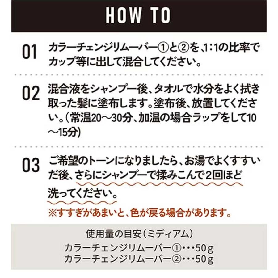 リビック リックス カラーメントキュア カラーチェンジリムーバー 第1剤 第2剤セット / 200g | ブランド登録なし | 04